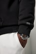 Hoodiejacke, Sweatjacke, Kapuze, Teddyfutter, bis 8 XL