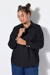 Camisa, oversize, bordado SU, puños con botones dorados