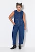 Gilet in denim elasticizzato dal taglio aderente
