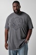 T-Shirt, Halbarm, oversized, Print, Vintage Look, bis 8 XL