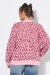 Strickjacke, oversized, Color Leo, Herz-Knöpfe