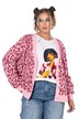 Strickjacke, oversized, Color Leo, Herz-Knöpfe