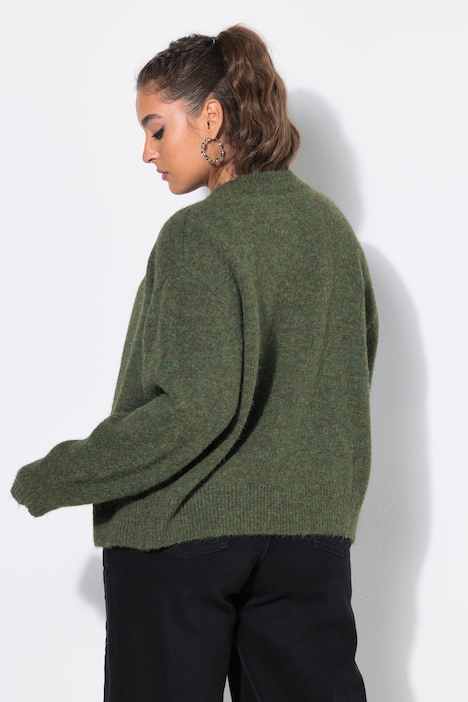 Cardigan oversize, manches ultra-longues