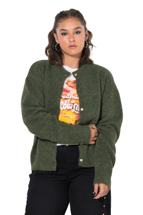 Strickjacke, oversized, extra langer Langarm