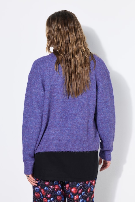 Strickjacke, oversized, extra langer Langarm