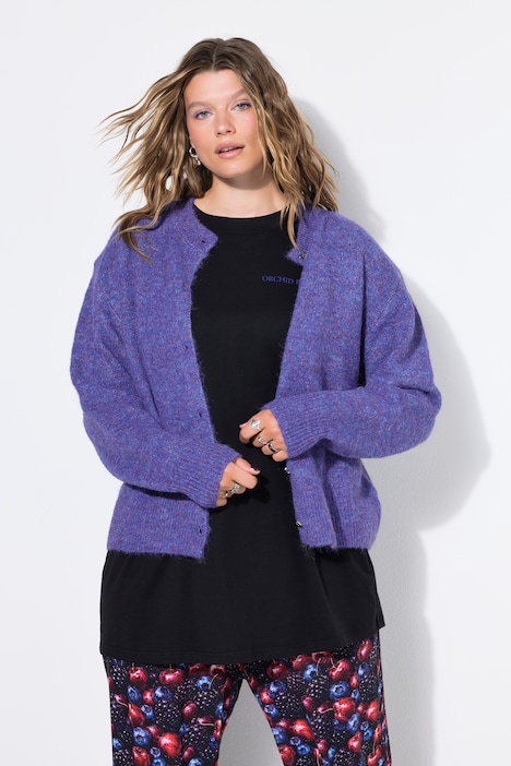 Strickjacke, oversized, extra langer Langarm