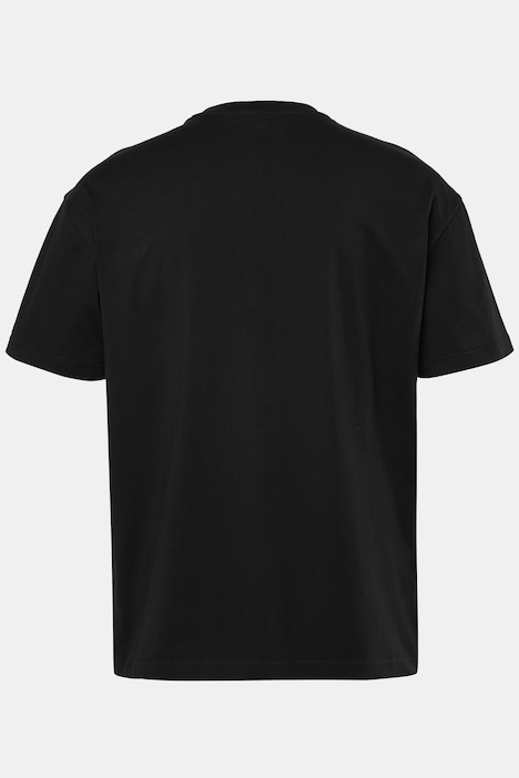 T-Shirt, Halbarm, kleiner Print, oversized, bis 8 XL