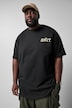 T-Shirt, Halbarm, kleiner Print, oversized, bis 8 XL