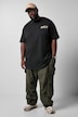 T-Shirt, Halbarm, kleiner Print, oversized, bis 8 XL