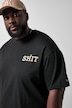T-Shirt, Halbarm, kleiner Print, oversized, bis 8 XL