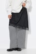 Rock, A-Linie, asymmetrischer Saum, Spitze