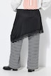 Rock, A-Linie, asymmetrischer Saum, Spitze