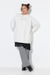 Rock, A-Linie, asymmetrischer Saum, Spitze