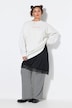 Rock, A-Linie, asymmetrischer Saum, Spitze