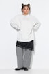 Rock, A-Linie, asymmetrischer Saum, Spitze