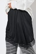 Rock, A-Linie, asymmetrischer Saum, Spitze
