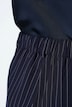 Hose, Nadelstreifen, weites, gerades Bein, Komfortbund