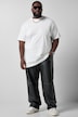 Leren broek, leer, baggy fit, grote achterzakken, tot 72