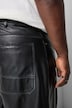 Leren broek, leer, baggy fit, grote achterzakken, tot 72