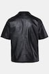 Lederhemd, Leder, Halbarm, Kuba-Kragen, kastiger Fit, bis 8 XL