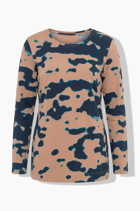 Allover Printed Long Sleeve Tee