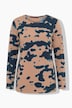 Allover Printed Long Sleeve Tee