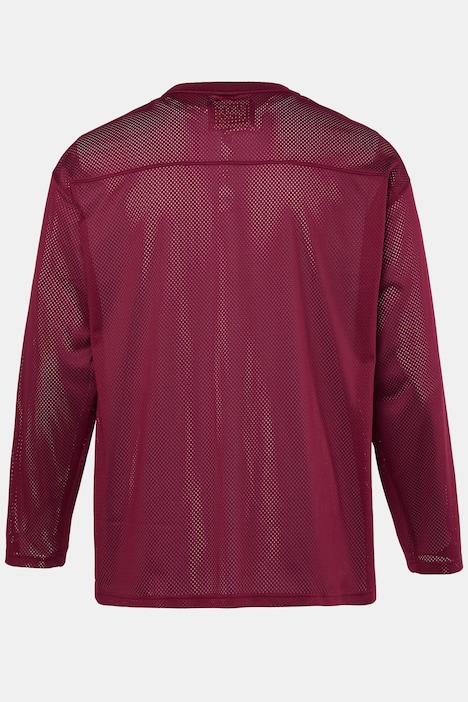 Trikot, Langarm, Meshjersey, Print, bis 8 XL