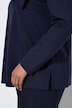 Shirt, abnehmbare Schluppe, Kelchkragen, 3/4-Arm