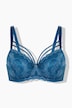 Soutien-gorge à armatures, bonnets souples, dentelle aspect scintillant - bonnets B-F