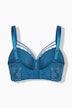Soutien-gorge à armatures, bonnets souples, dentelle aspect scintillant - bonnets B-F