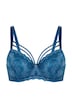 Bügel-BH, Glitzereffekt, Softcups, Spitze, Cup B - F