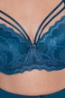 Soutien-gorge à armatures, bonnets souples, dentelle aspect scintillant - bonnets B-F
