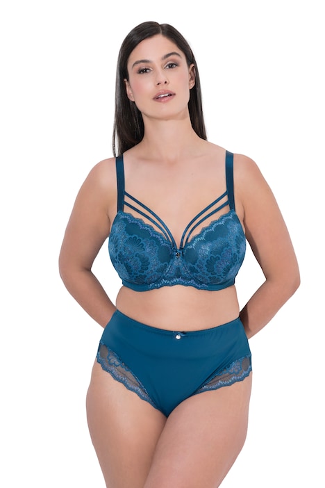 Bügel-BH, Glitzereffekt, Softcups, Spitze, Cup B - F