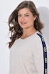Mikina, kulatý výstřih, dlouhé rukávy, potisk na zádech, certifikace OEKO-TEX