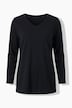 Shirt, Cut it your way, V-Ausschnitt, Langarm, Biobaumwolle