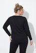 Shirt, Cut it your way, V-Ausschnitt, Langarm, Biobaumwolle