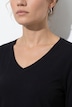 Shirt, Cut it your way, V-Ausschnitt, Langarm, Biobaumwolle