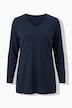 Shirt, Cut it your way, V-Ausschnitt, Langarm, Biobaumwolle