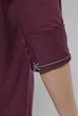 Shirt, Cut it your way, V-Ausschnitt, Langarm, Biobaumwolle