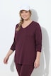 Shirt, Cut it your way, V-Ausschnitt, Langarm, Biobaumwolle