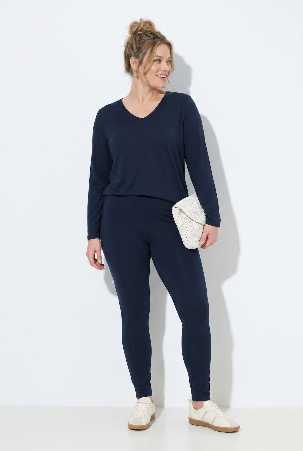 Leggings, Cut It Your Way, schmales Bein, Biobaumwolle