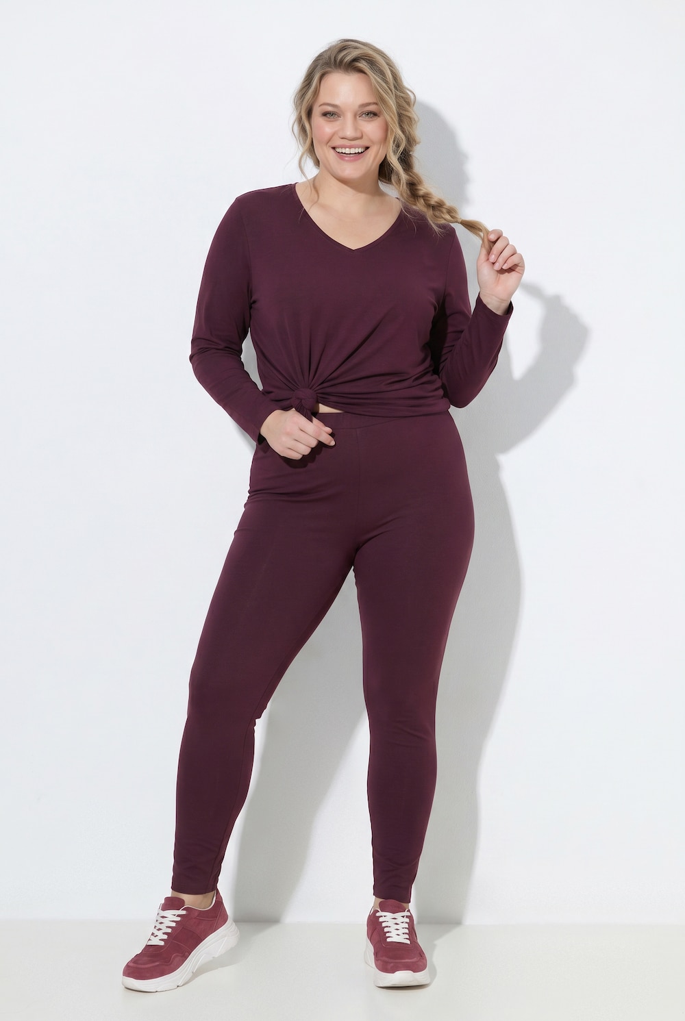 Leggings, Cut It Your Way, schmales Bein, Biobaumwolle