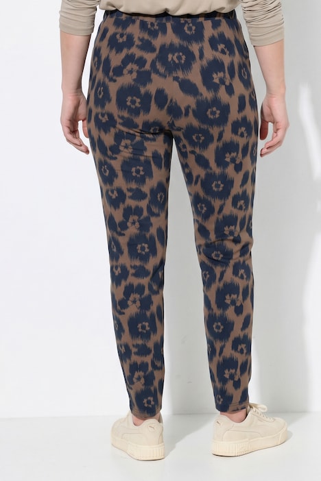 Leggings, Blüten, schmales Bein, Biobaumwolle
