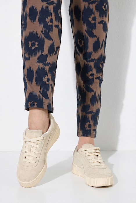 Leggings, Blüten, schmales Bein, Biobaumwolle