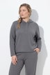 Strick-Hoodie, Boxy Fit, Kapuze, Langarm, Biobaumwolle