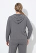 Strick-Hoodie, Boxy Fit, Kapuze, Langarm, Biobaumwolle
