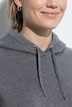 Strick-Hoodie, Boxy Fit, Kapuze, Langarm, Biobaumwolle