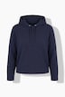 Strick-Hoodie, Boxy Fit, Kapuze, Langarm, Biobaumwolle