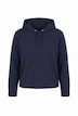 Strick-Hoodie, Boxy Fit, Kapuze, Langarm, Biobaumwolle