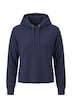 Strick-Hoodie, Boxy Fit, Kapuze, Langarm, Biobaumwolle
